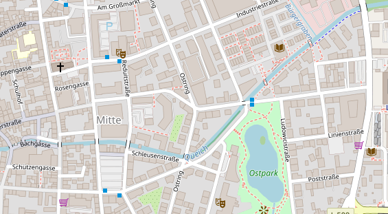 FitnessStudio auf Satellitenbild