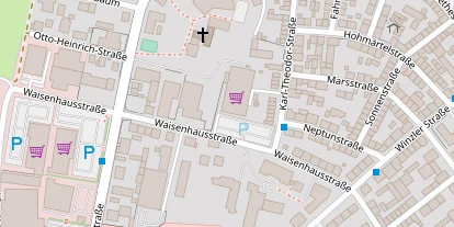 FitnessStudio auf Satellitenbild