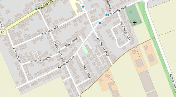 FitnessStudio auf Satellitenbild