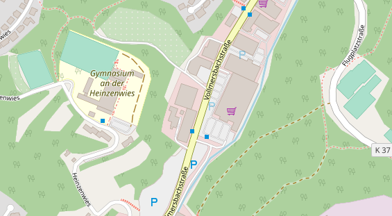 FitnessStudio auf Satellitenbild