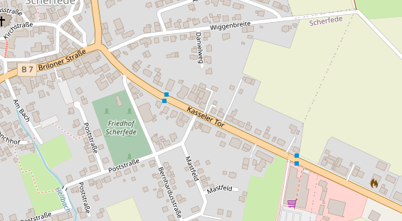 FitnessStudio auf Satellitenbild