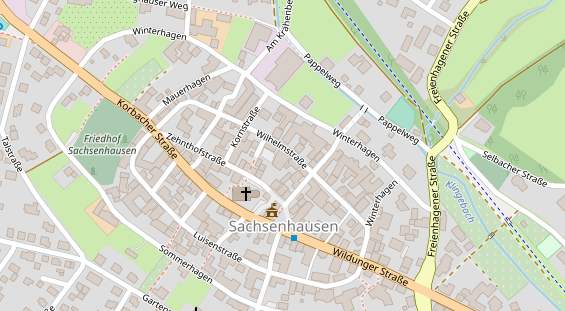 FitnessStudio auf Satellitenbild