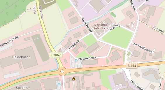 FitnessStudio auf Satellitenbild