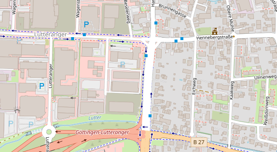 FitnessStudio auf Satellitenbild