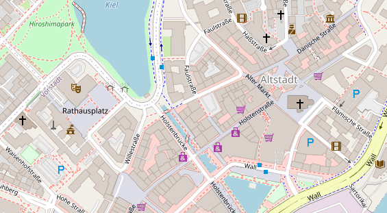 FitnessStudio auf Satellitenbild