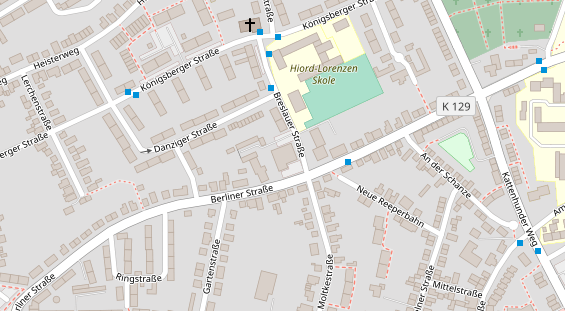 FitnessStudio auf Satellitenbild