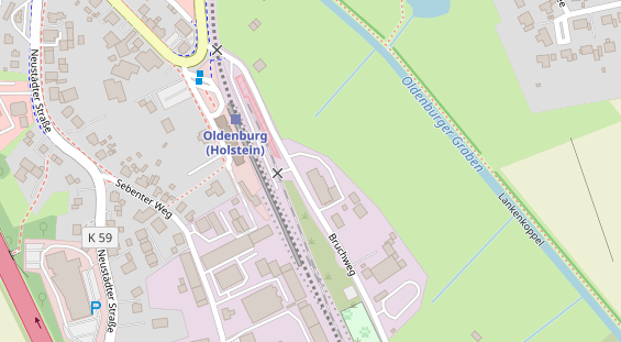 FitnessStudio auf Satellitenbild