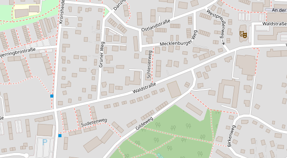 FitnessStudio auf Satellitenbild