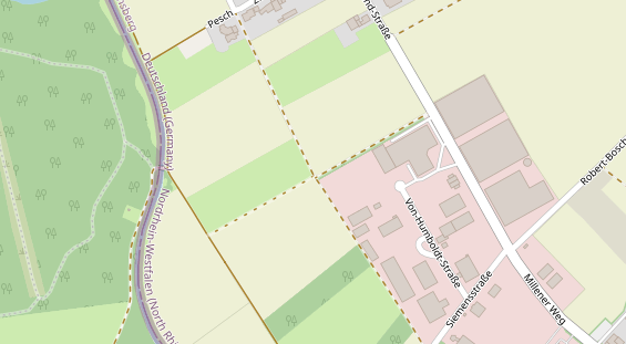 FitnessStudio auf Satellitenbild