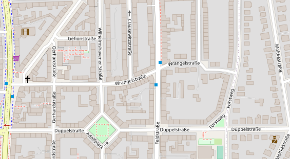 FitnessStudio auf Satellitenbild