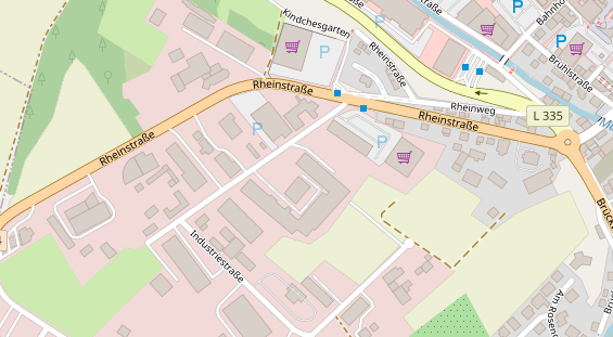 FitnessStudio auf Satellitenbild