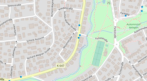 FitnessStudio auf Satellitenbild