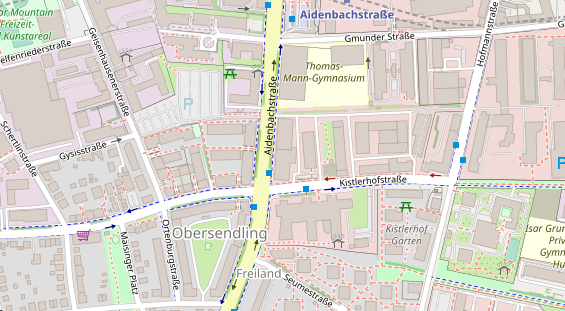 FitnessStudio auf Satellitenbild