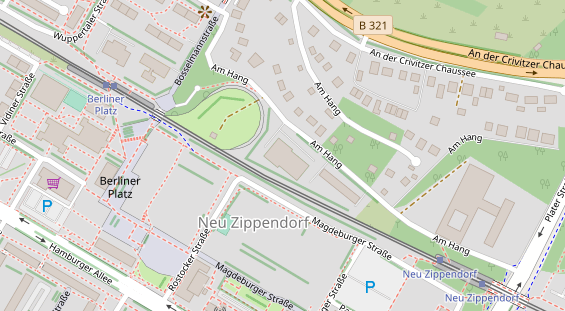 FitnessStudio auf Satellitenbild