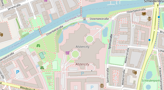 FitnessStudio auf Satellitenbild