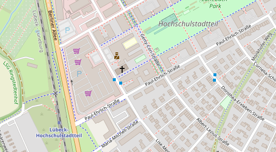 FitnessStudio auf Satellitenbild