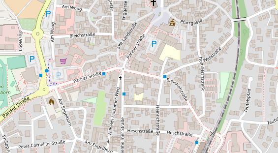 FitnessStudio auf Satellitenbild