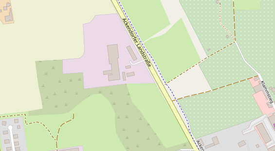 FitnessStudio auf Satellitenbild