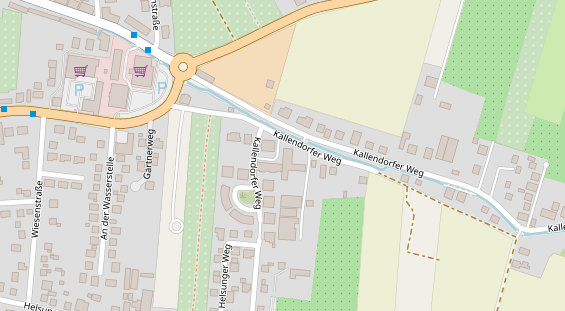 FitnessStudio auf Satellitenbild