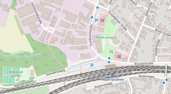 FitnessStudio auf Satellitenbild