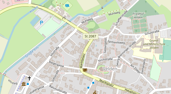 FitnessStudio auf Satellitenbild