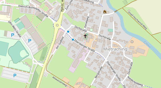 FitnessStudio auf Satellitenbild