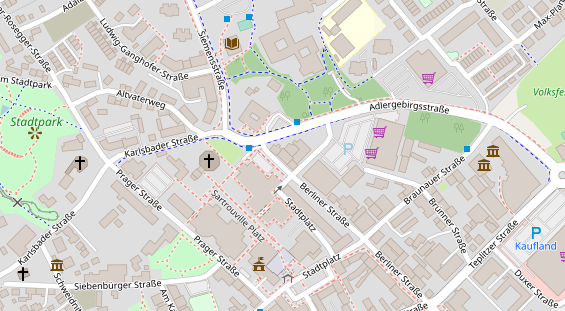 Trainings-Location auf Karte