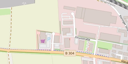 FitnessStudio auf Satellitenbild