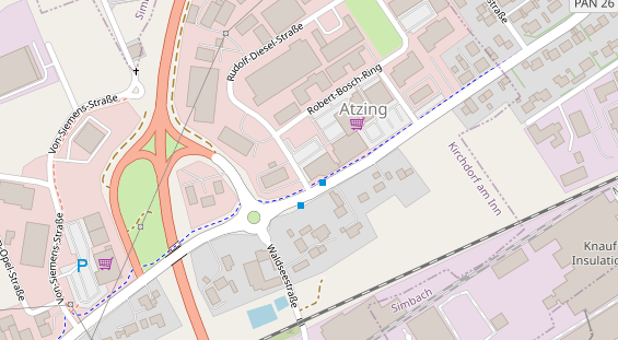 Trainings-Location auf Karte