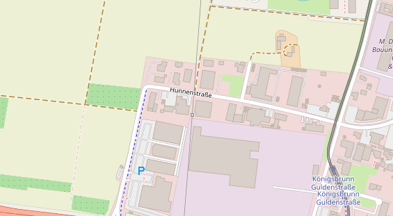 FitnessStudio auf Satellitenbild