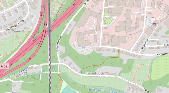 FitnessStudio auf Satellitenbild