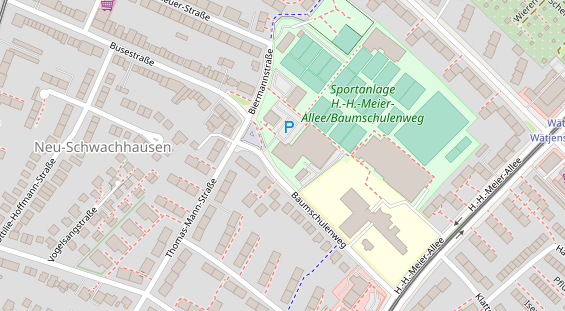 FitnessStudio auf Satellitenbild