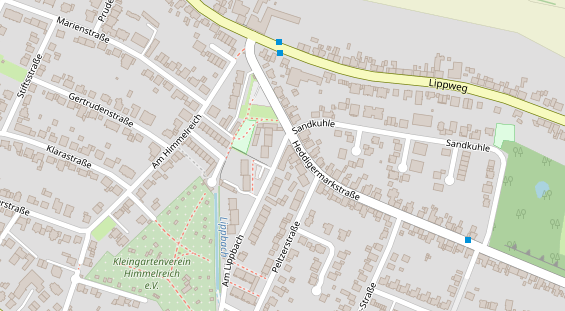 FitnessStudio auf Satellitenbild