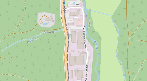 FitnessStudio auf Satellitenbild