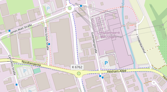 FitnessStudio auf Satellitenbild