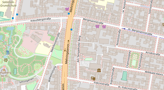 FitnessStudio auf Satellitenbild