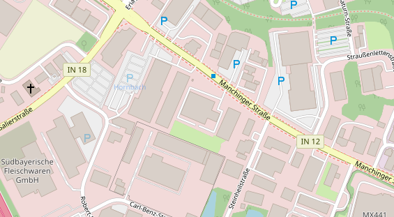 FitnessStudio auf Satellitenbild