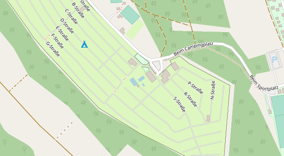 FitnessStudio auf Satellitenbild