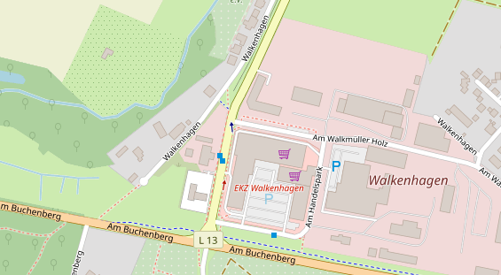 FitnessStudio auf Satellitenbild