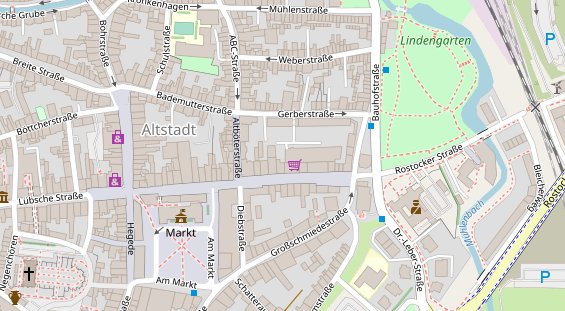 FitnessStudio auf Satellitenbild