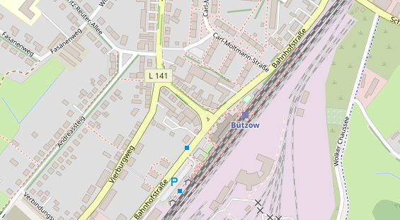 FitnessStudio auf Satellitenbild