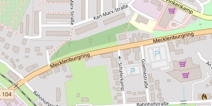 FitnessStudio auf Satellitenbild