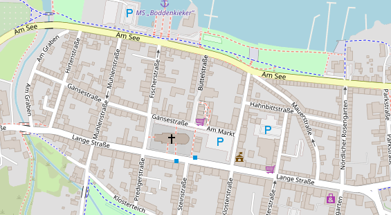 FitnessStudio auf Satellitenbild