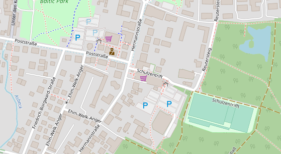 FitnessStudio auf Satellitenbild