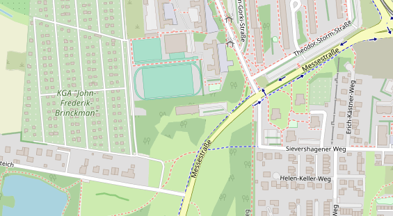 FitnessStudio auf Satellitenbild