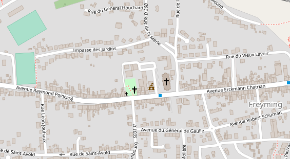 FitnessStudio auf Satellitenbild