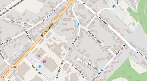 FitnessStudio auf Satellitenbild