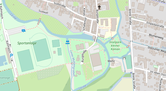 FitnessStudio auf Satellitenbild