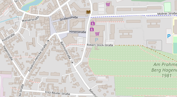 FitnessStudio auf Satellitenbild