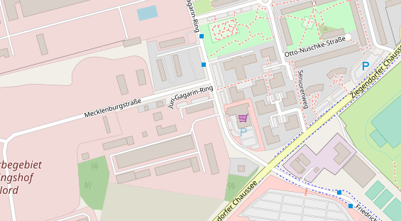 FitnessStudio auf Satellitenbild